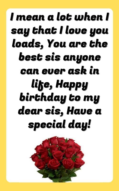 quotes for small sister birthday